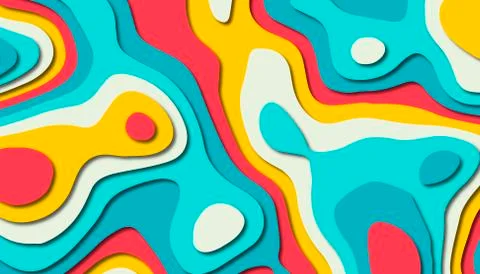 Abstract paper carve template background,for book cover. Stock Illustration