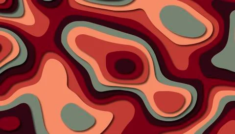 Abstract paper carve template background,for book cover. Stock Illustration
