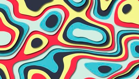 Abstract paper carve template background,for book cover. Stock Illustration