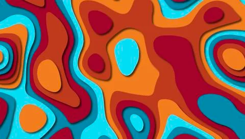 Abstract paper carve template background,for book cover. Stock Illustration