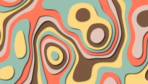 Abstract paper carve template background,for book cover. Stock Illustration