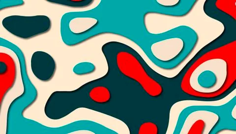 Abstract paper carve template background,for book cover. Stock Illustration
