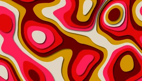 Abstract paper carve template background,for book cover. Stock Illustration