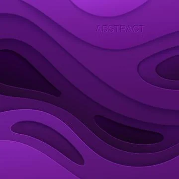 Abstract paper cut background Stock Illustration