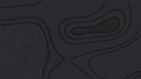 Abstract paper cut dark background layered gold dots modern Stock Footage 324906870