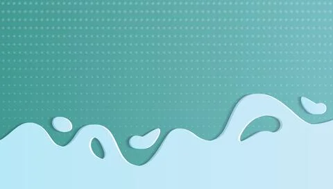 Abstract paper cut out background for design in light colors with blank space イラスト素材