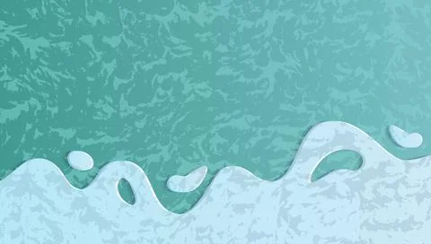 Abstract paper cut out background for design in light colors 스톡 일러스트