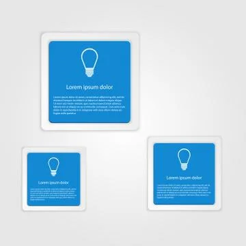 Abstract paper infographic Stock Illustration