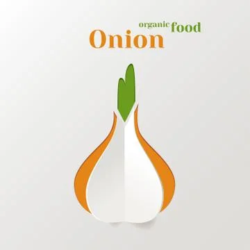 Abstract Paper Onion Stock Illustration