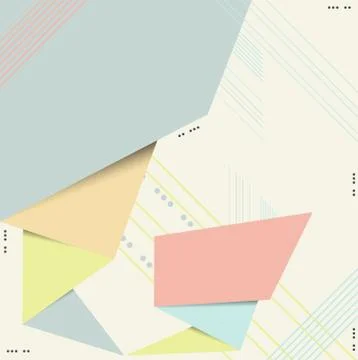 Abstract paper origami background. Stock Illustration