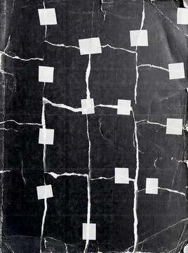 Abstract paper overlay texture featuring torn white paper lines. Stock Photos
