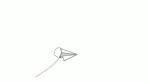 Abstract Paper Plane Journey Motion Stock Footage 316628885