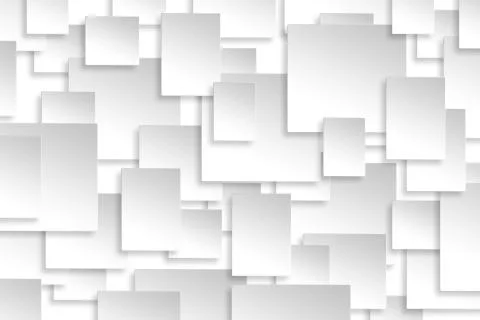 Abstract paper rectangle design silver background texture. Stock Illustration