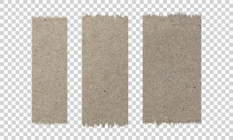 Abstract Paper Texture Adhesive Tape Strips Decorative Symbol Icon Set Isol.. Stock Illustration