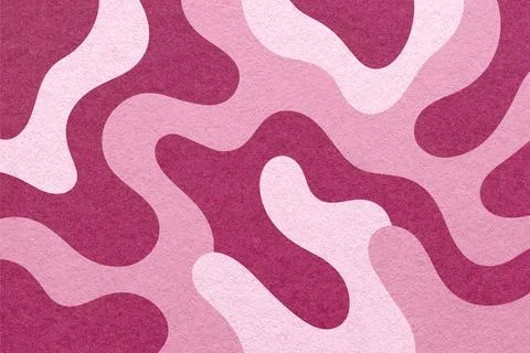 Abstract paper texture background with light pink, lilac and dark purple camo 库存插图