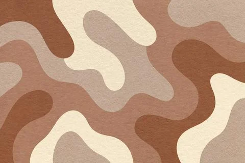 Abstract paper texture background with light beige, cream, brown camouflage p Stock Photos