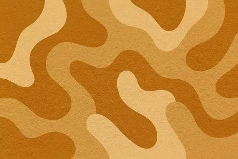 Abstract paper texture background with ochre, copper, warm brown camouflage.. Stock Illustration