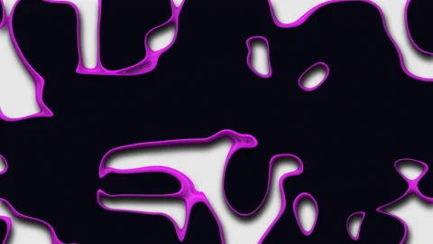 Abstract papercut multi layered flowing wavy smooth surface with pink edge. Stock Footage 159252497