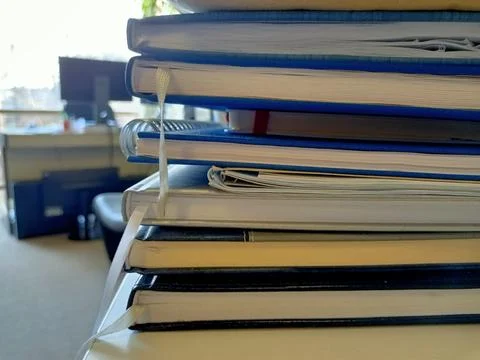 Abstract papers and stack of papers 스톡 사진