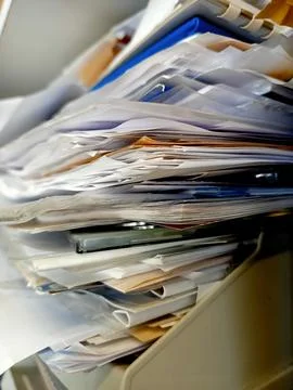 Abstract papers and stack of papers 스톡 사진