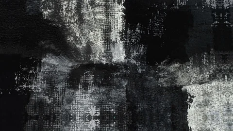 Abstract parallax background black white granite marble pattern abstract spot Stock Footage 127721932