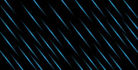 Abstract Parallel Streaks with Motion and Glow on Black Background Illustration