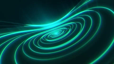 Abstract Parametric Light Background with Futuristic Prism Gradient Spiral .. Stock Illustration