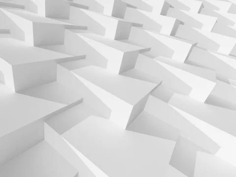 Abstract parametric structure. 3 d Illustrazione stock