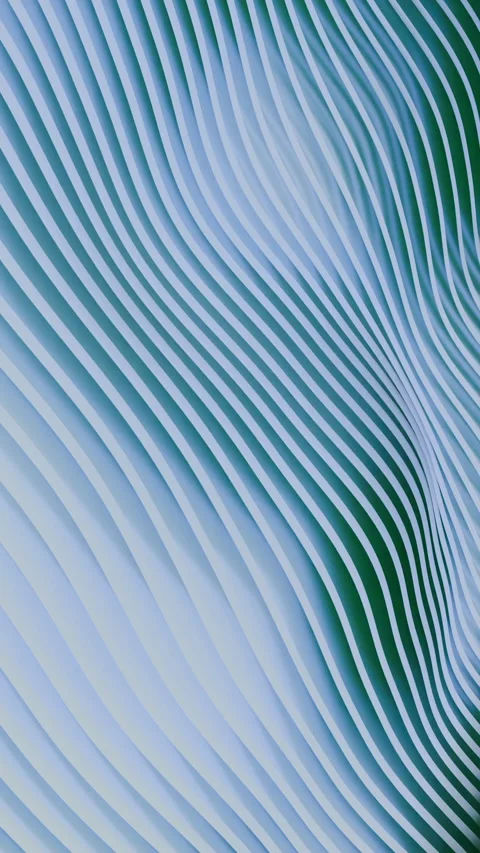 Abstract parametric wavy lines looping background Stock Footage 319409805