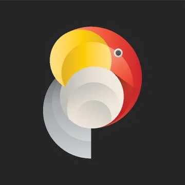 Abstract Parrot Stock Illustration