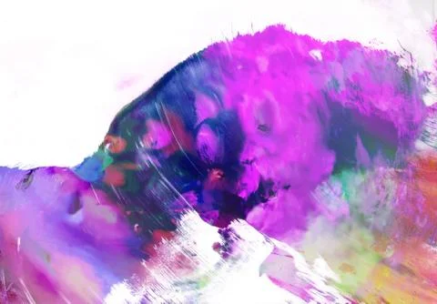 Abstract partial transparent paint motion texture Stock Illustration