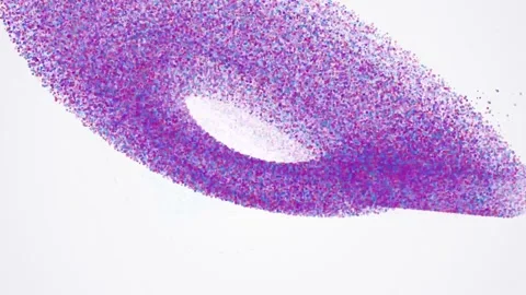Abstract particle animation forming year 2027 text for happy new year celeb.. Stock Footage 346121302
