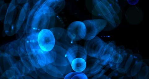 Abstract Particle Animation of psychedelic Pattern Stock Footage 103512289