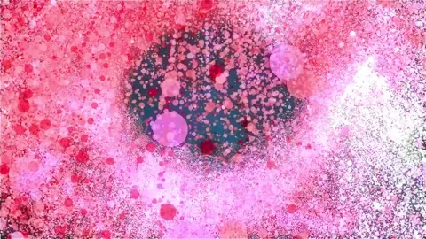 Abstract Particle Background Animation 01 Stock Footage 245340094