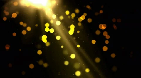 Abstract Particle Background Animation - Loop Golden Stock Footage 58937133