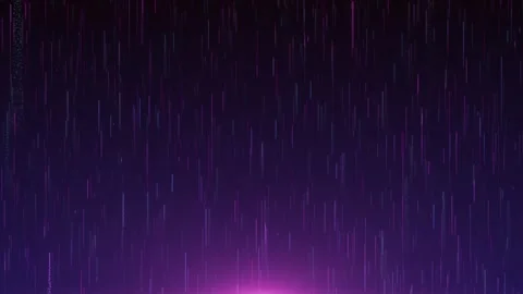 Abstract particle background. Binary big data code Matrix Flow wave landscape Stock Footage 295328051