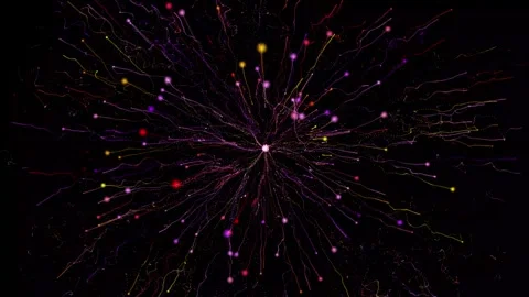 Abstract particle background Stock Footage 263910554