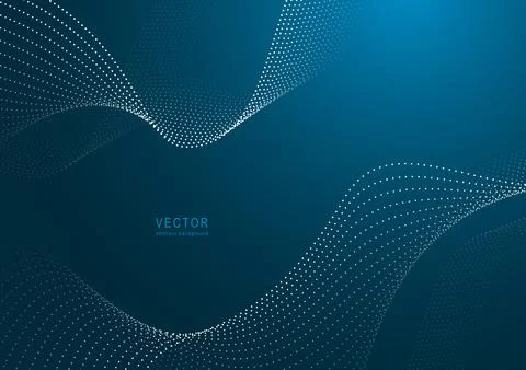Abstract particle background Stock Illustration