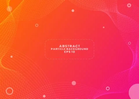 Abstract particle background line shape wave pattern flow design modern style 스톡 일러스트
