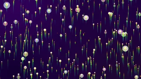 Abstract Particle Background. Loop Stock Footage 73764344