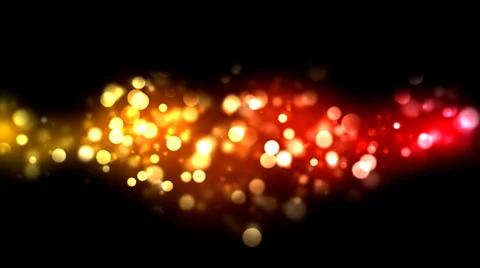 Abstract Particle Background - Loop Orange Stock Footage 35523461