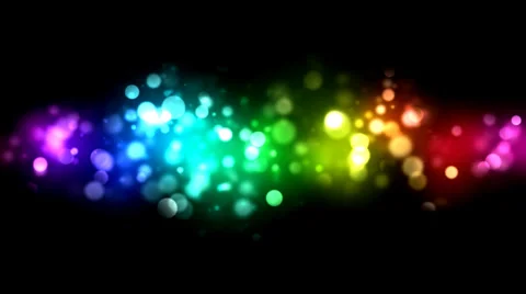 Abstract Particle Background - Loop Rainbow Stock Footage 35523540