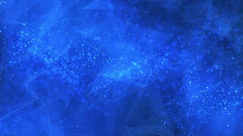 Abstract particle background with plexus of lines, dots and triangles Stock Footage 259882955