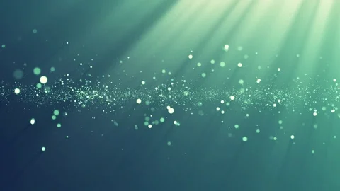 Abstract particle background with rays Stock Footage 76374260