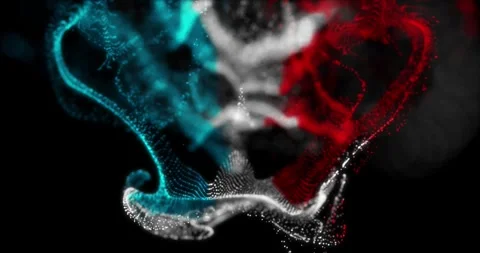 Abstract Particle Background Slow Motion. 4k animatiom footage Stock Footage 275751470