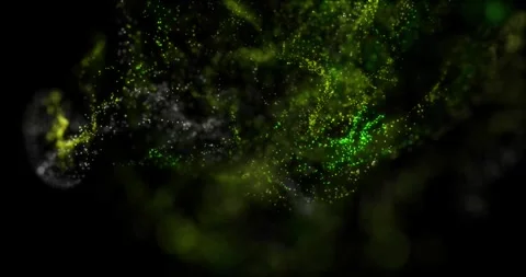 Abstract Particle Background Slow Motion. 4k animatiom footage Stock Footage 275751483
