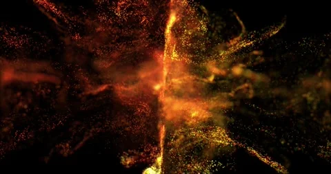 Abstract Particle Background Slow Motion. 4k animatiom footage Stock Footage 275751515