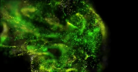 Abstract Particle Background Slow Motion. 4k animatiom footage Stock Footage 275751559
