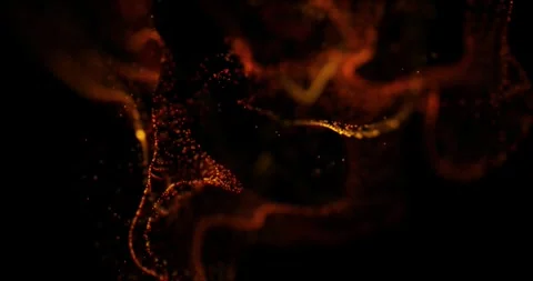 Abstract Particle Background Slow Motion. 4k animatiom footage Stock Footage 275752158