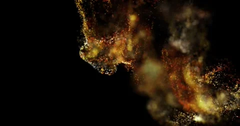 Abstract Particle Background Slow Motion. 4k animatiom footage Stock Footage 275752159